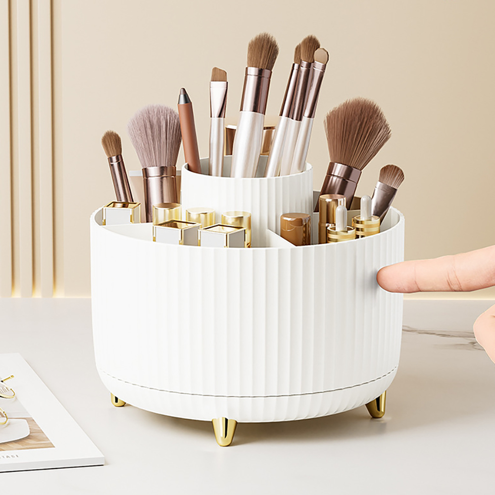 360 Rotating Makeup Desktop Co - огляд і ціна Home Edit Bathroom Storage