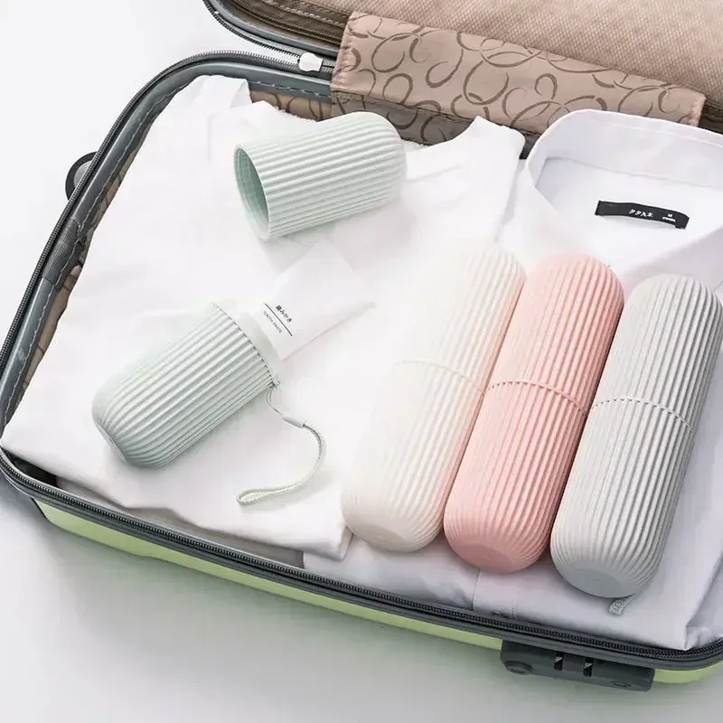 1/2pcs Portable Toothbrush Cup - огляд і ціна Home Edit Bathroom Storage